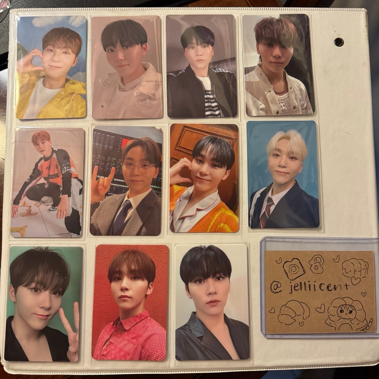 Seungkwan Seventeen PC lot with Seventeenth Heaven Signature