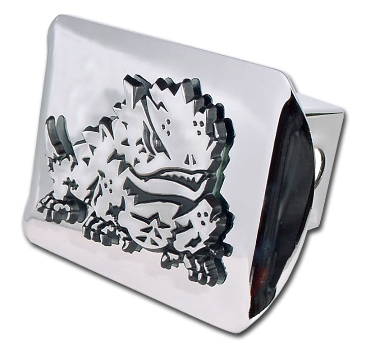 TCU Horn Frog Chrome Hitch Cover