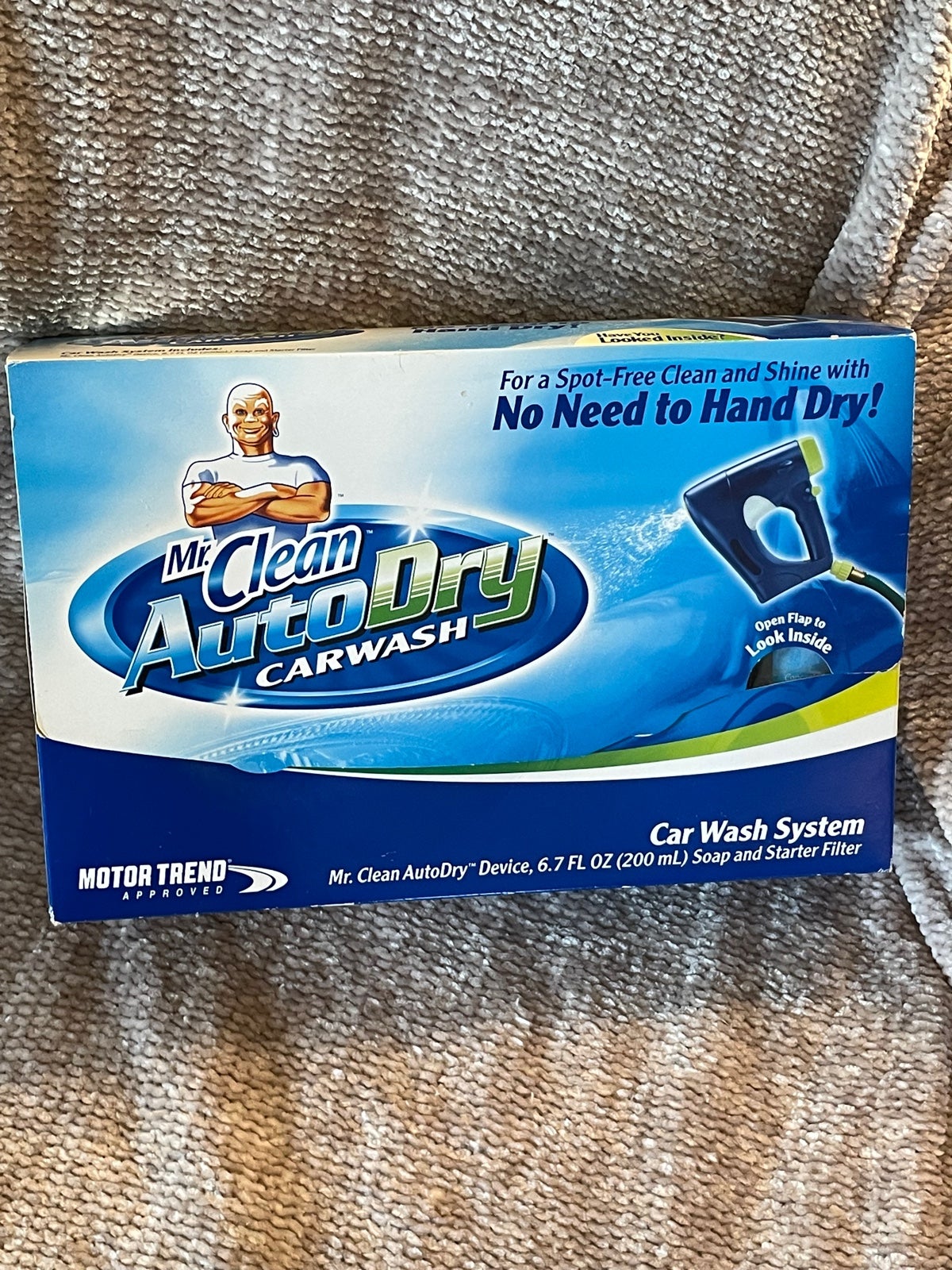 NEW Mr Clean Auto Dry Car Wash System Carwash w/ Soap & Starter Filter Refills