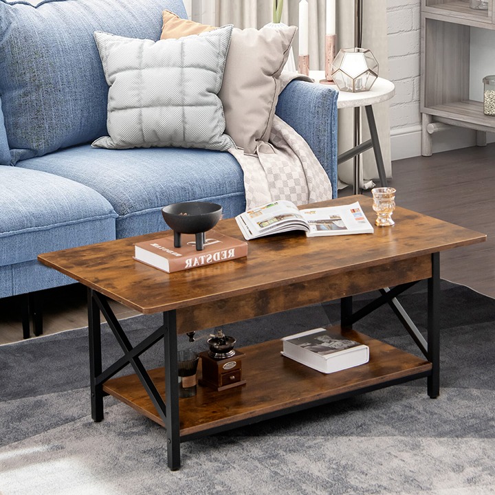 Coffee Table w/Well-Supported Leg