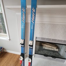 Vintage HART Freespirit Skis with Marker Bindings 160-85614585 Blue & White