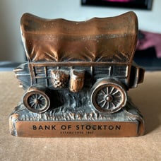 Old Bank of Stockton piggy bank