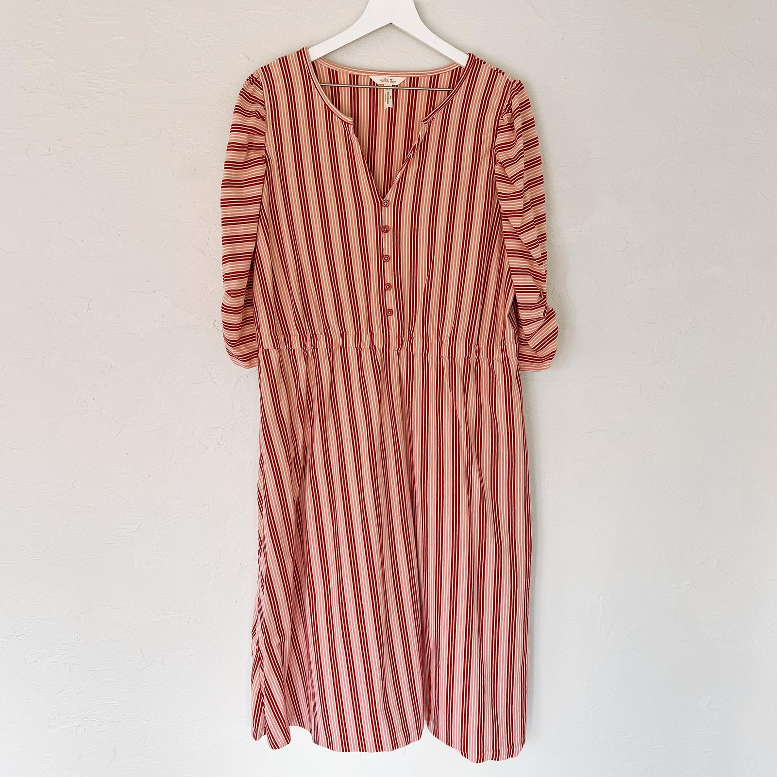 Matilda Jane McIntosh Striped Midi Dress Extra Large
