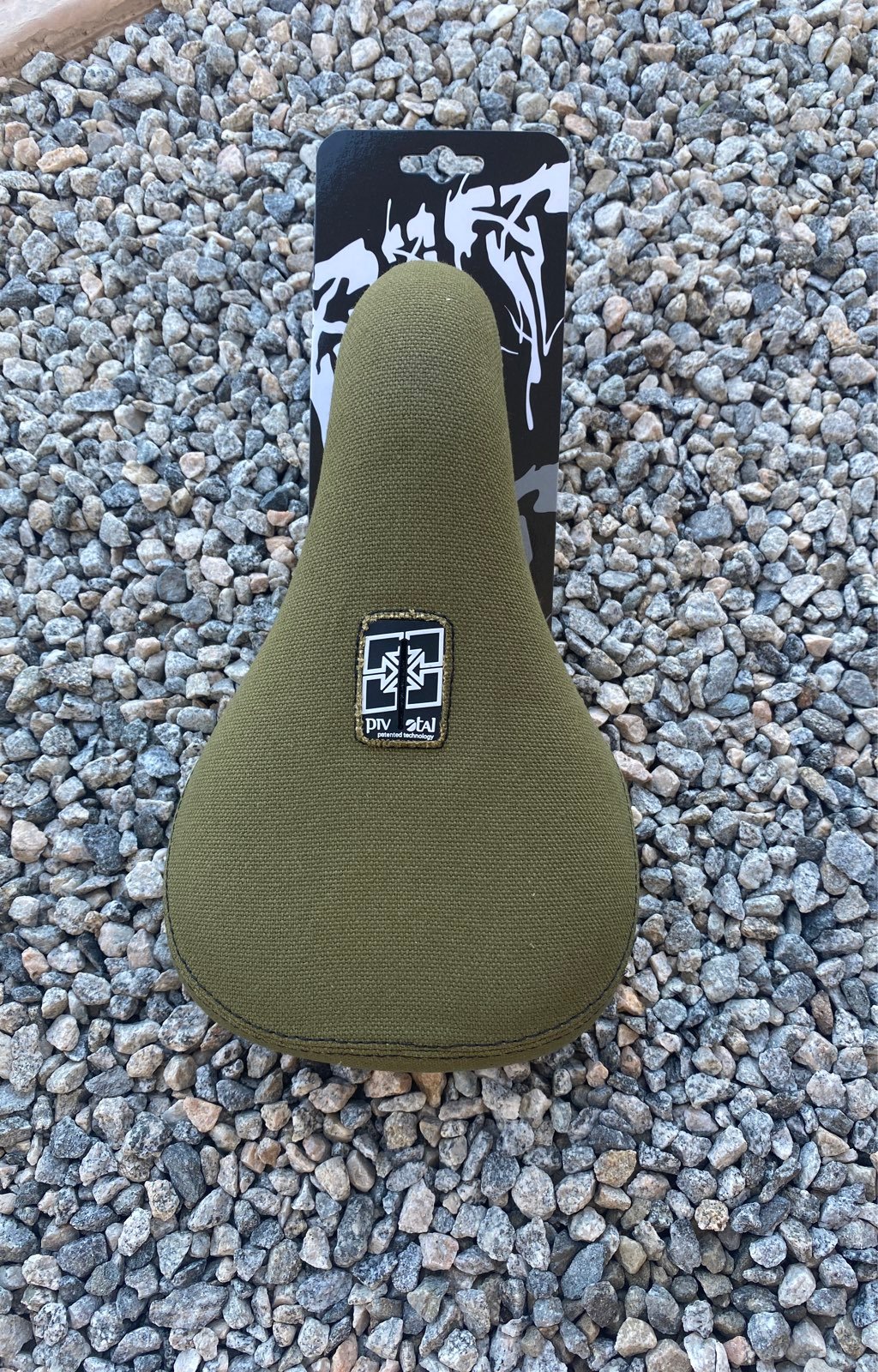 Fit bmx pivotal seat bmx bike seat green