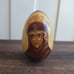 VTG Russian Orthodox Hand Painted Wood Nested Easter Eggs Virgin Mary Cathedral