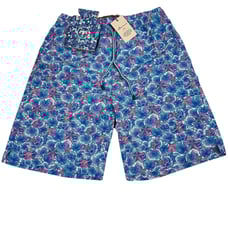 Peter Millar Seaside Baja Flowers Summer Sky Mens Swim Trunks With Coozie Size S