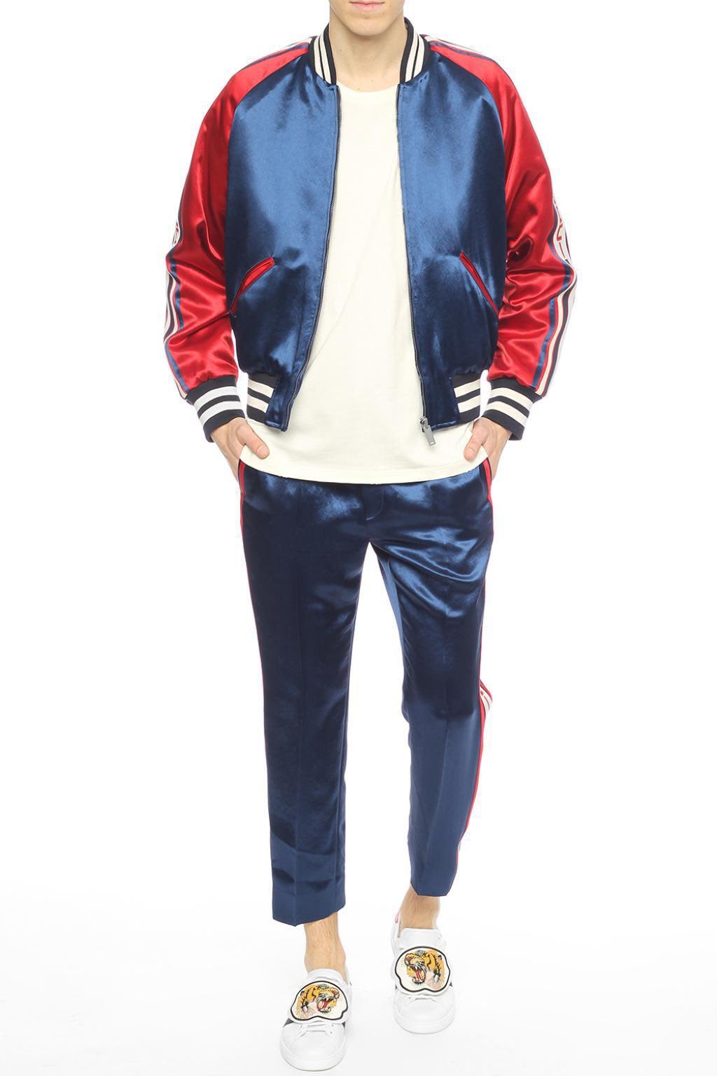 Gucci Reversible acetate bomber jacket Size IT48/US M RRP 2,900
