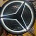 White LED 3D Badge Crystal Mirror Emblem Front Grille Star Illuminated Logo