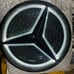 White LED 3D Badge Crystal Mirror Emblem Front Grille Star Illuminated Logo