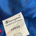 Champion Red Grey Navy Raincoat Hooded Jacket Dog’s Size Large