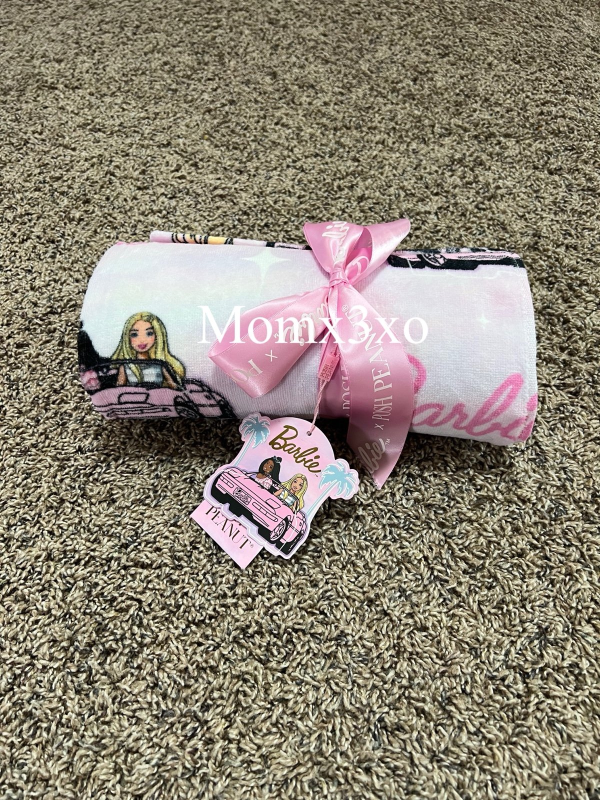 Posh Peanut x Barbie Cruisin Barbie beach towel