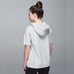 Lululemon Serenity Hoodie Size 4 Heathered Light Grey