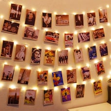 120LEDs Photo String Light, Warm White 40Ft Fairy Light