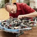 Millennium Falcon Galaxy of Heros block Compatible Star Wars w tilt stand