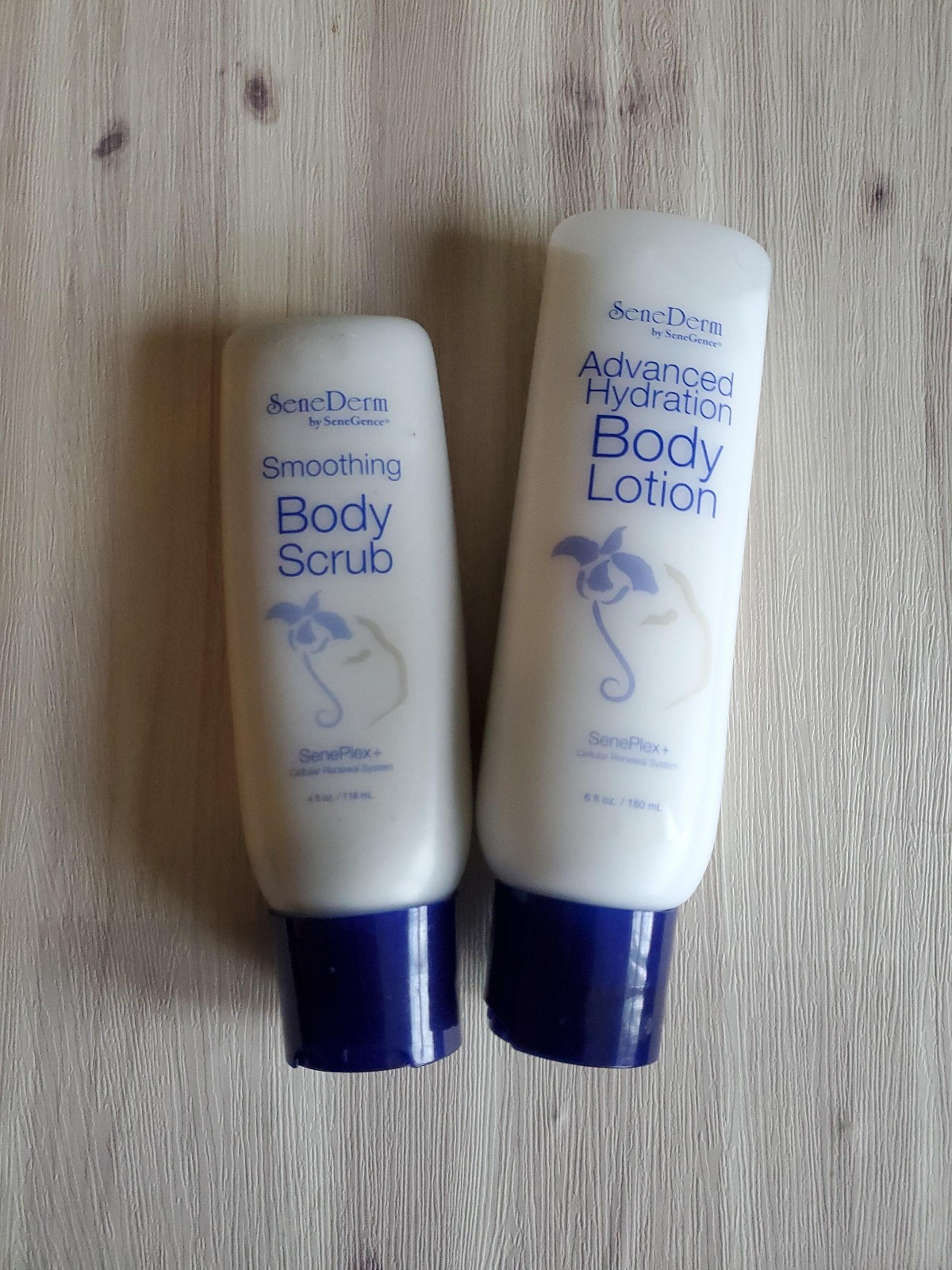 SeneGence Body Scrub and Body Lotion