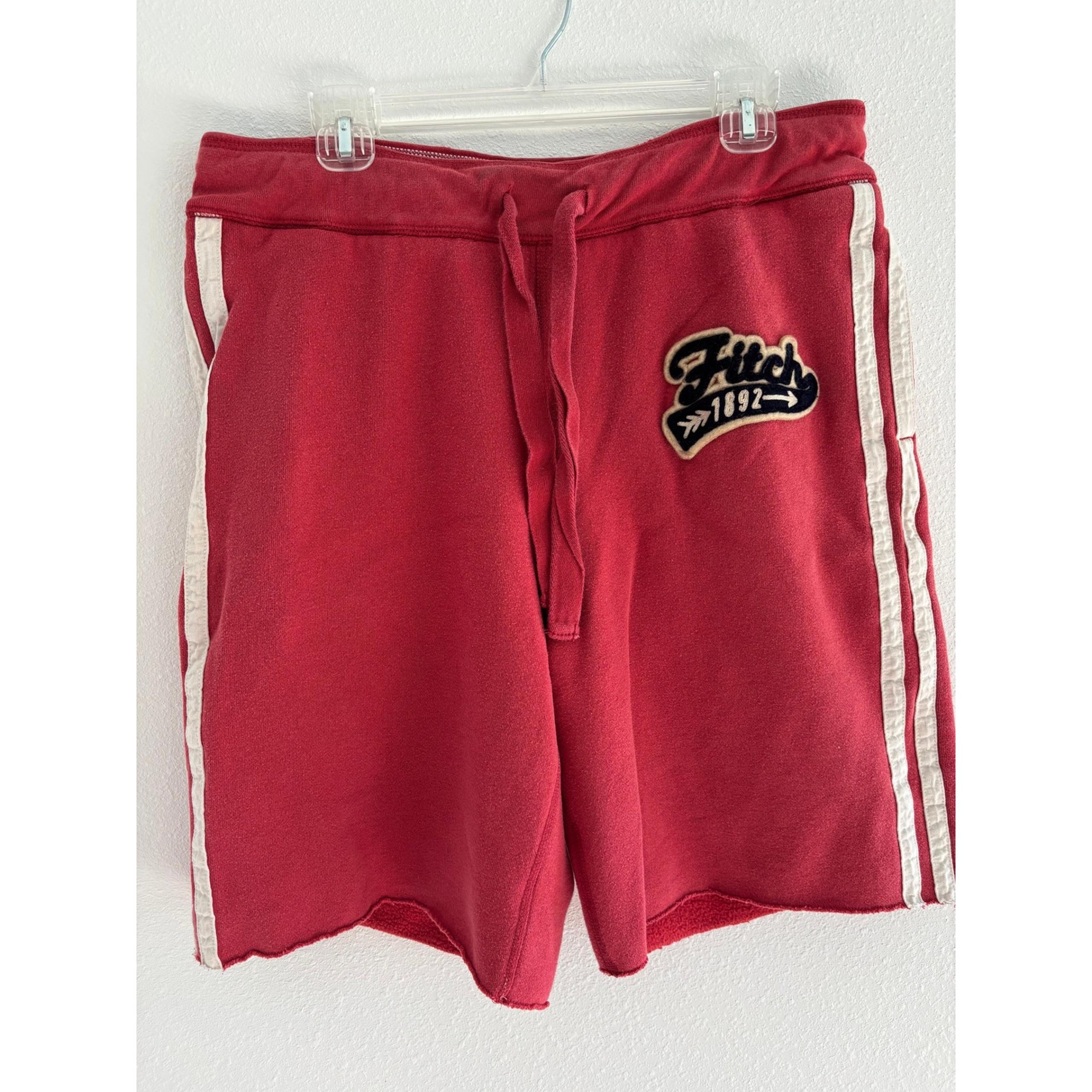 Abercrombie & Fitch Shorts Mens Size Small Salmon Y2K Athletic Gym Vintage Sport