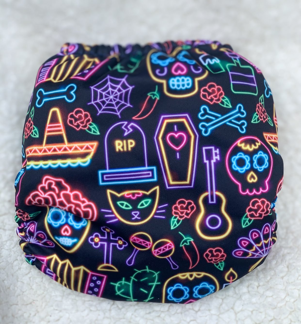 Mama Koala Cloth Diaper Neon Dia De Muer