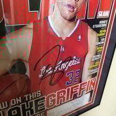 Blake Griffin Framed Magazine Autograph