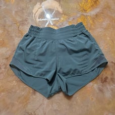 Lululemon Hotty Hot High-Rise 2.5 Tidewater Teal size 2