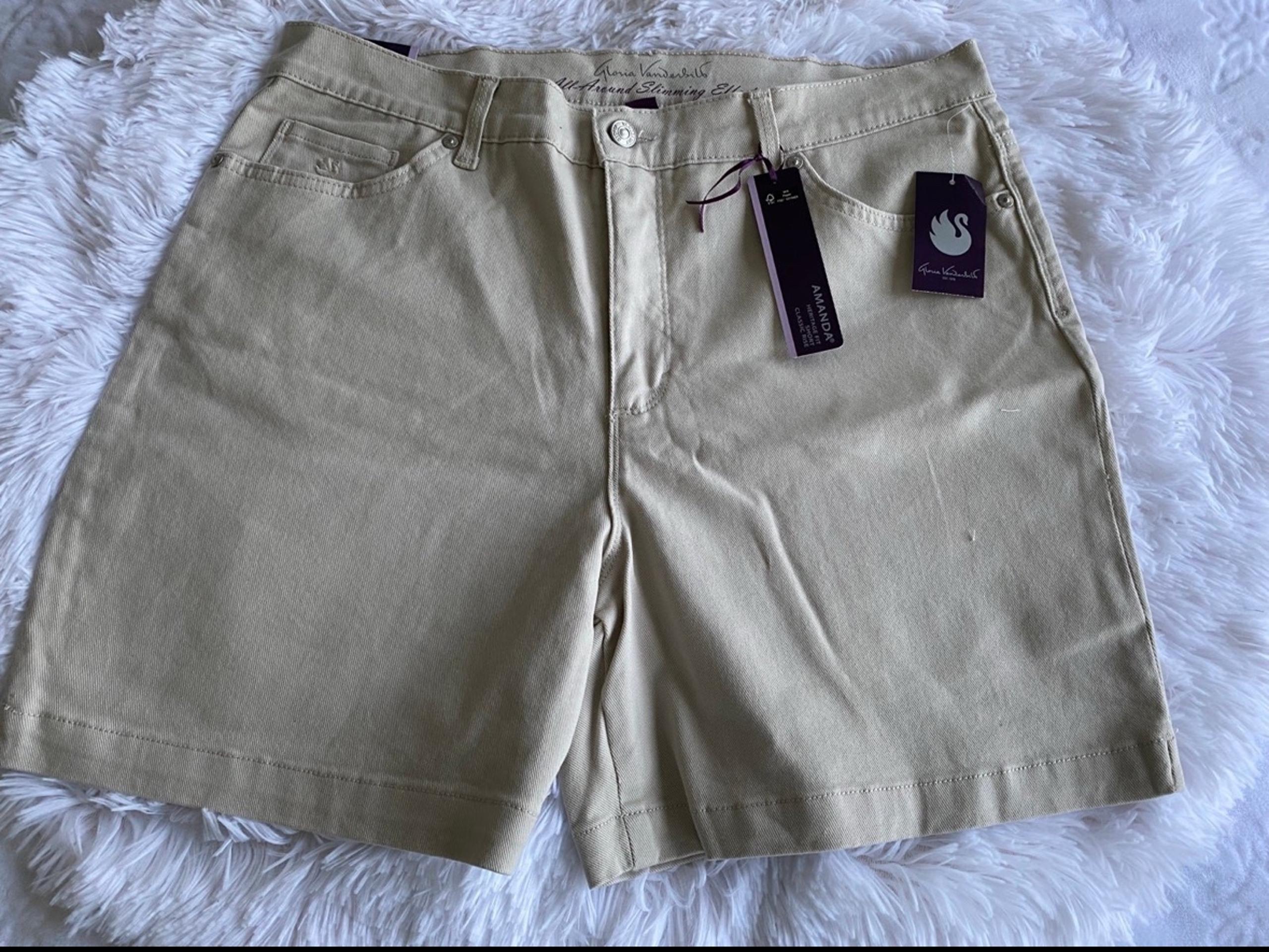 Gloria Vanderbilt Women's Amanda Classic Rise Bermuda Short Sz 14P