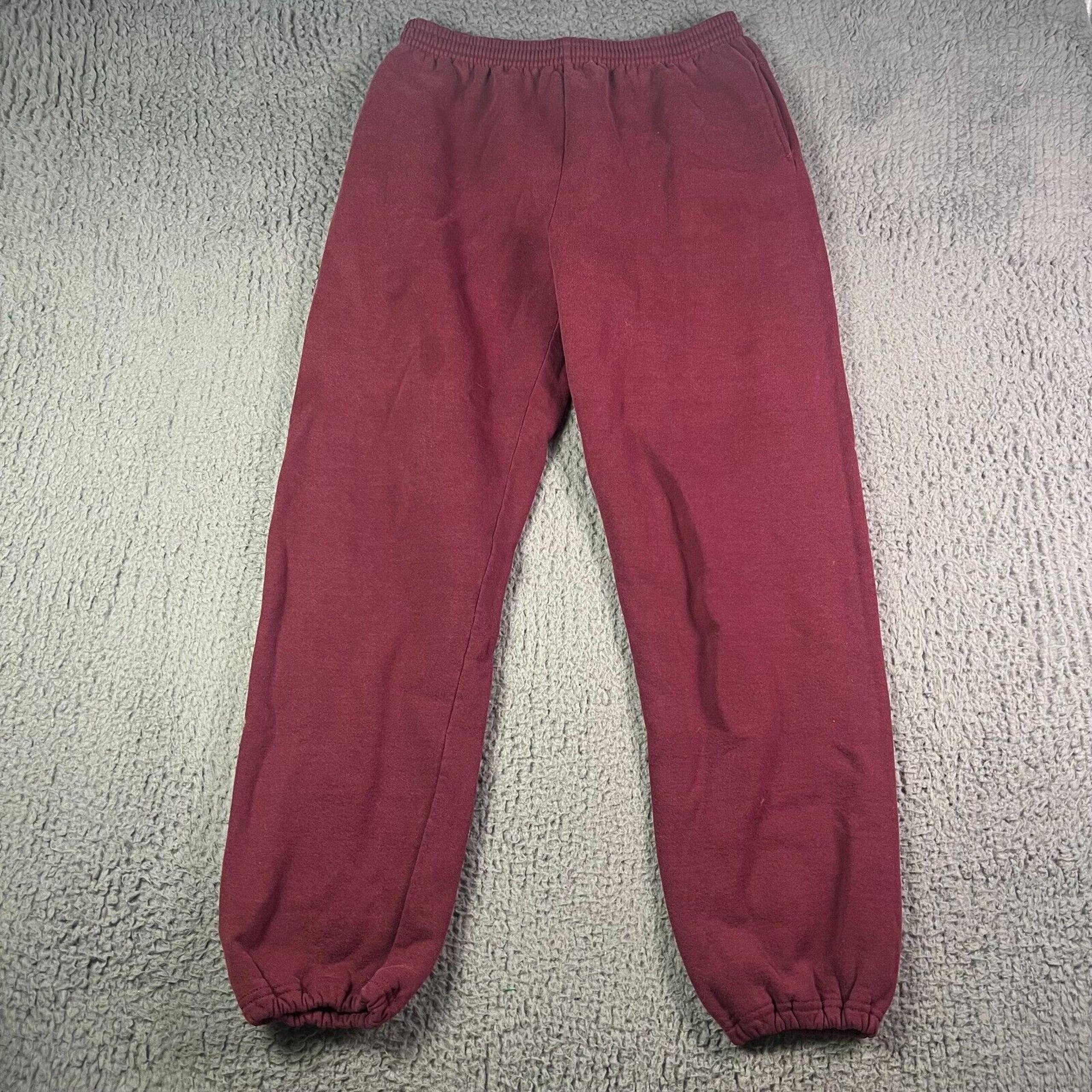 VINTAGE Russell Athletic Sweatpants Mens XL Red 90s USA Made Jogger Drawstring