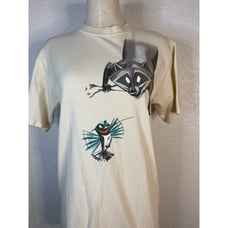 Vintage Disney's Pocahontas Meeko & Flit Incredibly RARE T-Shirt 1995