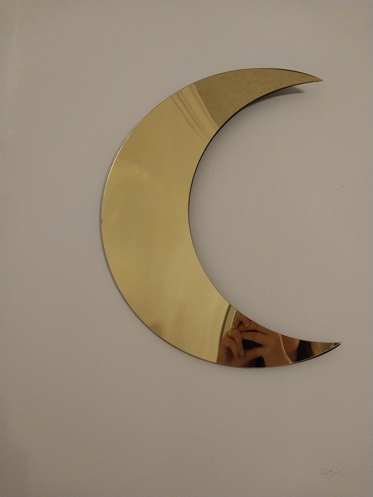 Gold mirrored moon