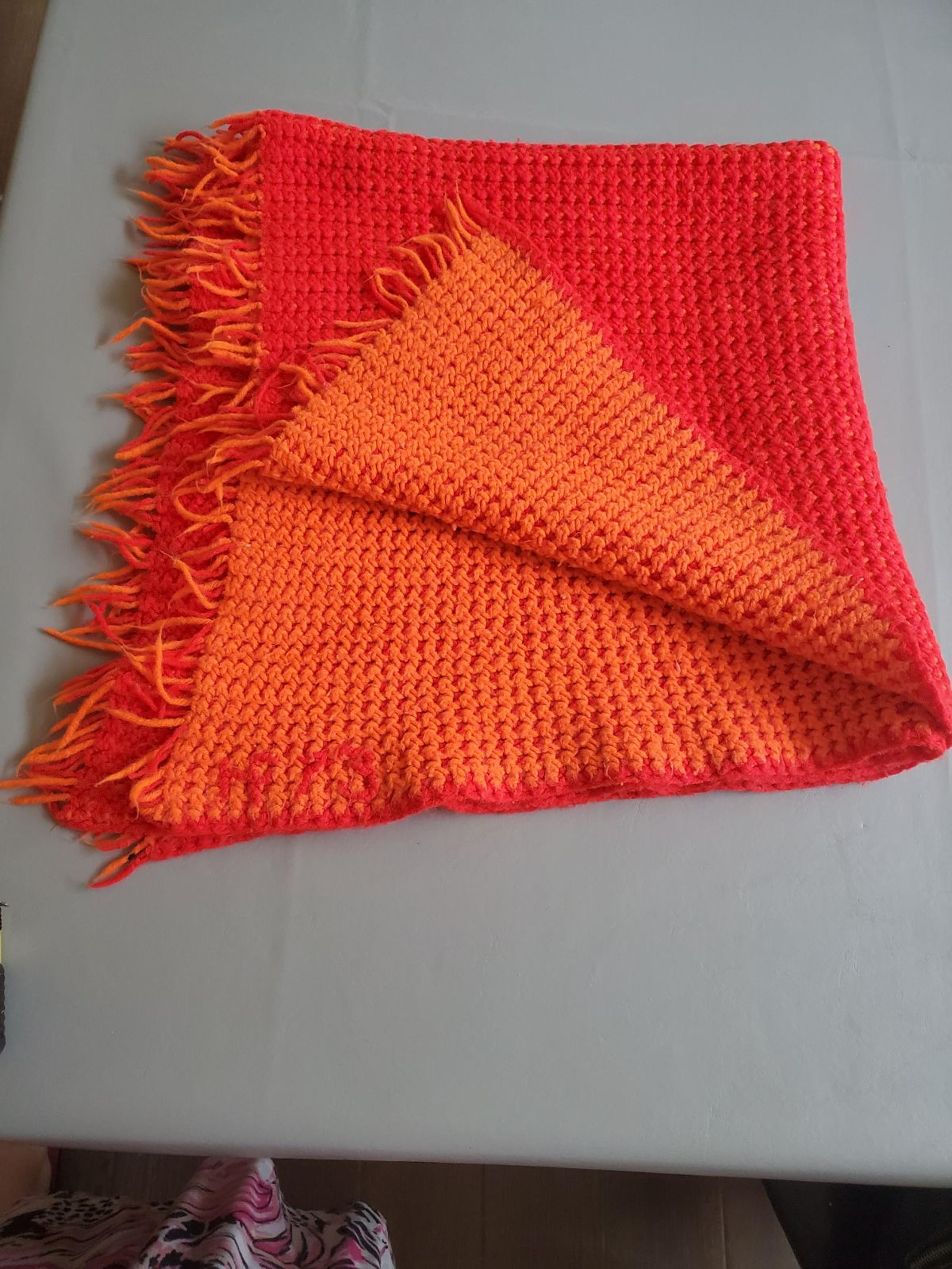 Vintage throw blanket