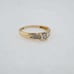 Estate Sale Vintage 10k Yellow Gold Diamond Ring Size 7 - Appraised at 700