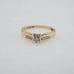 Estate Sale Vintage 10k Yellow Gold Diamond Ring Size 7 - Appraised at 700