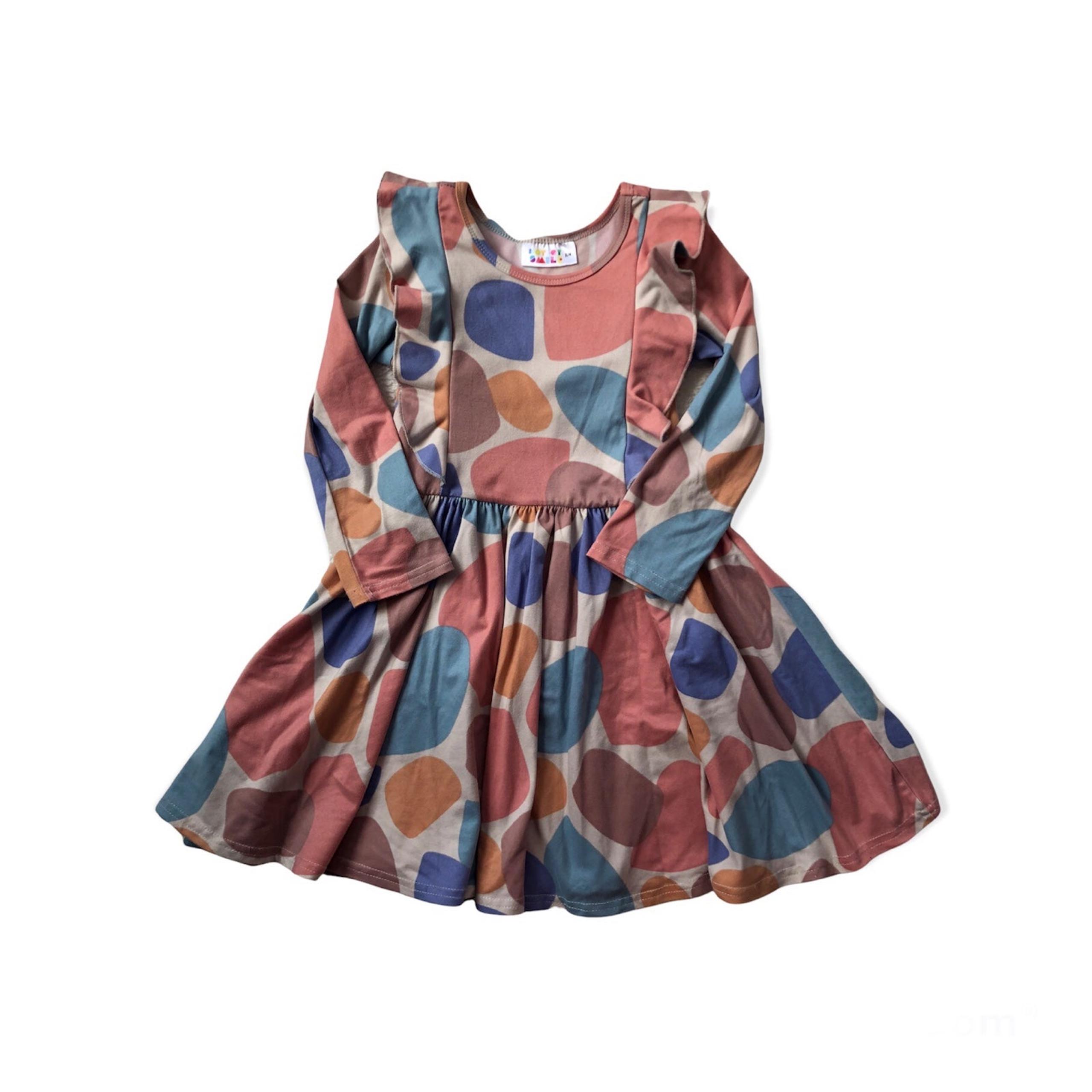 Dot Dot Smile Size 3-4 Giraffe Print Dress