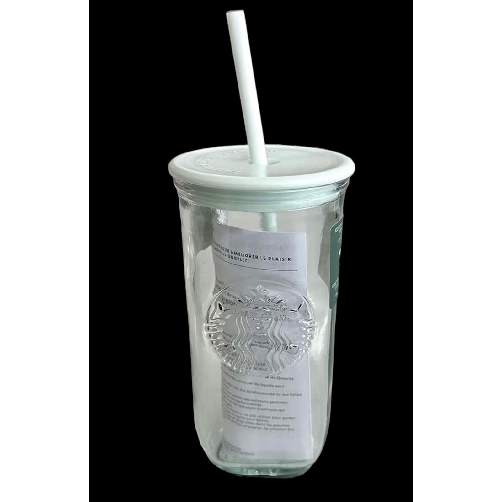 Starbucks Clear Recycled Glass