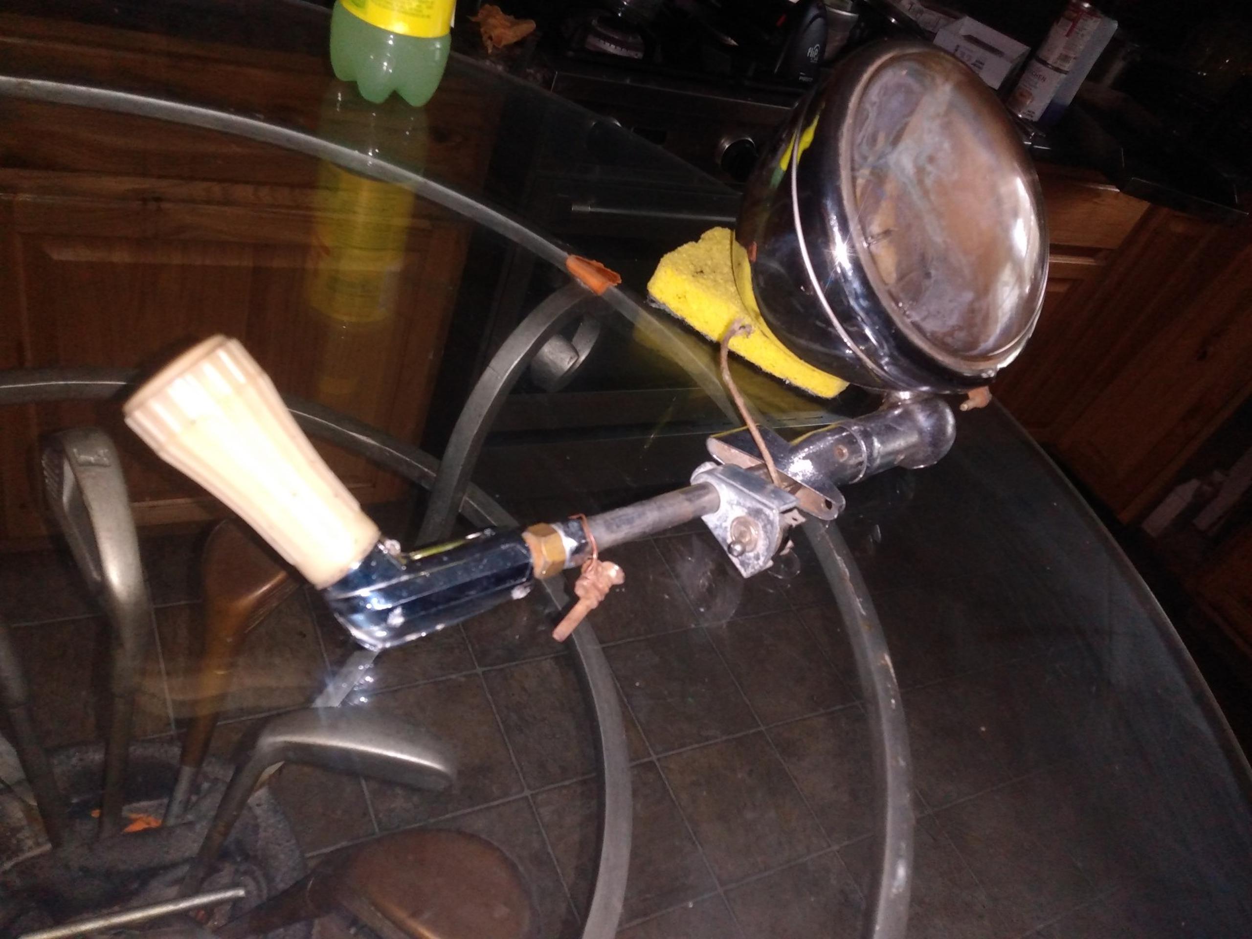 vintage cop spot light