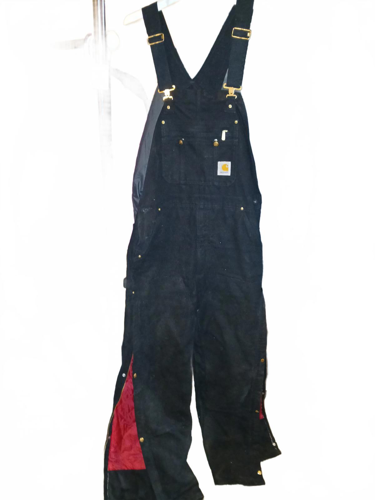 Carhartt Men's Duck Bib Overalls,size 38x34,good used condition
