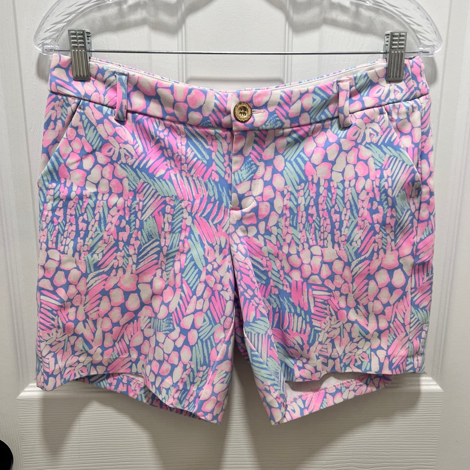 Lilly Pulitzer Womens Jayne Knit Short Pink Sorbet size 8