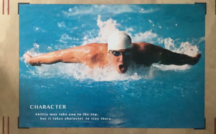 Michael Phelps Character Motivational Quote Poster 24 x 36