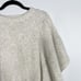 LOFT M/L Medium Large Heather Cream Knit Poncho Sweater Wool Blend Soft Cozy