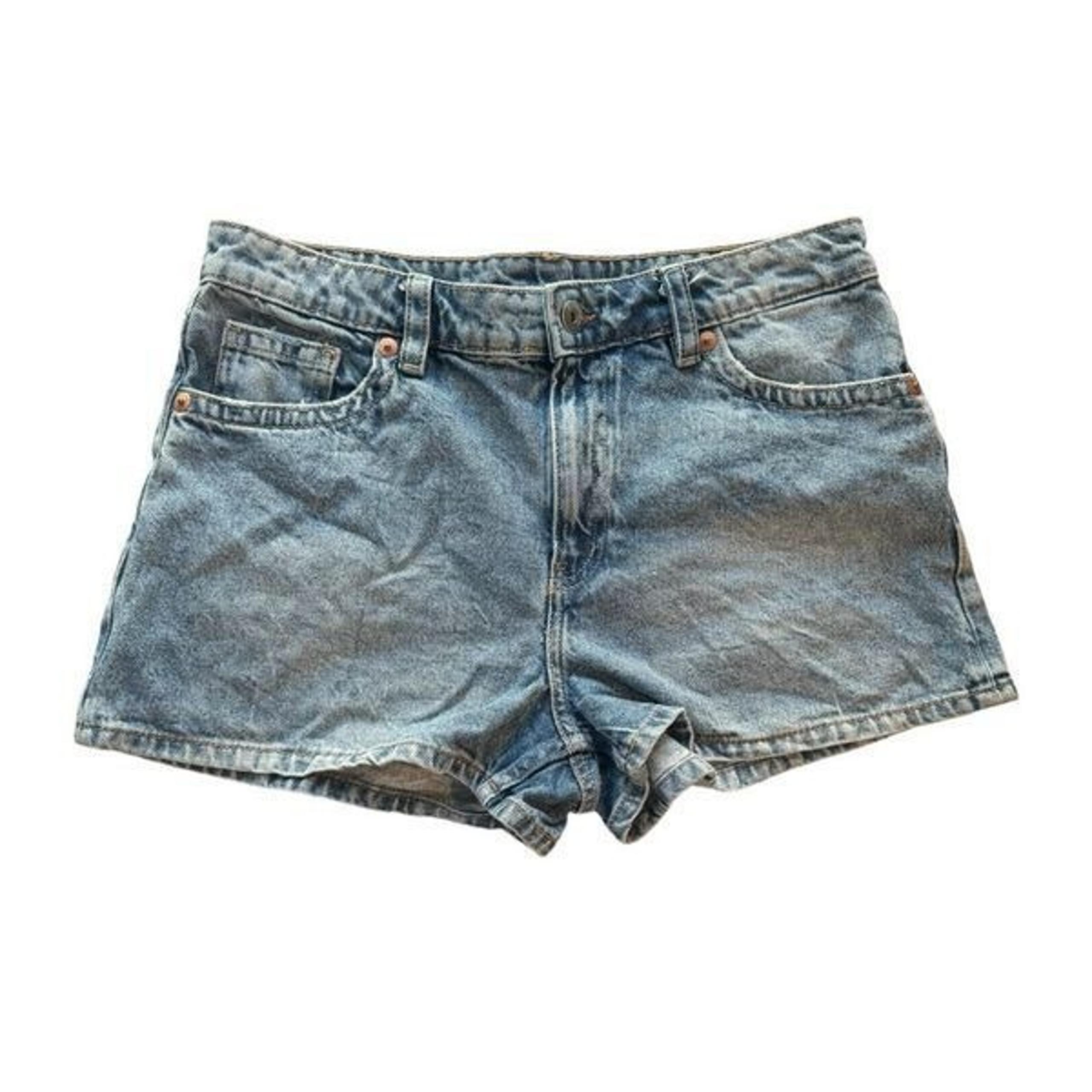 4/$25 Divided H&M Women’s Blue Denim Jean Shorts Size 8