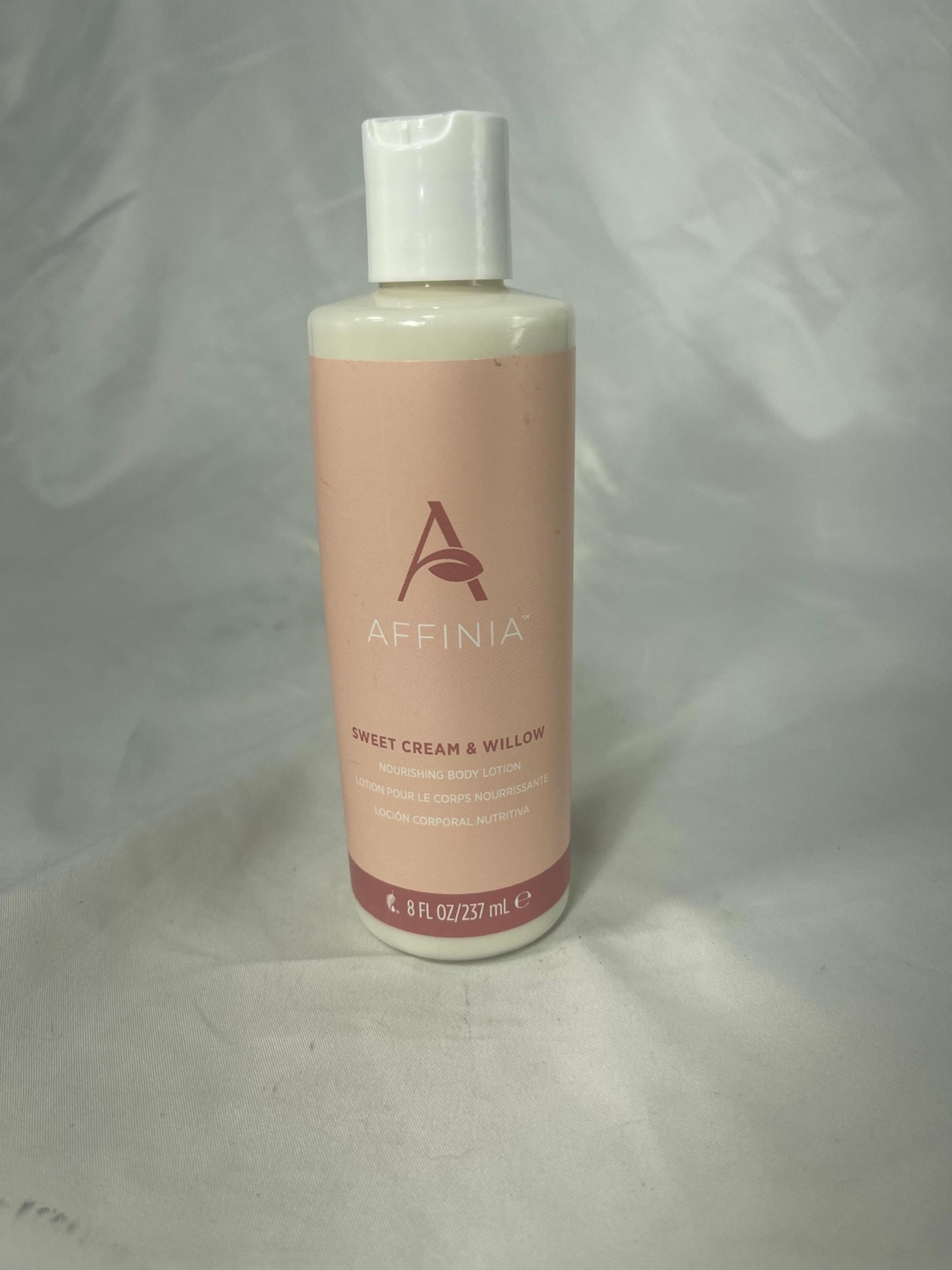 Affinia Melaleuca Sweet Cream & Willow lotion
