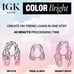 NEW IGK Color Bright One Step Bleach & Color Kit Coral Crush Full Size All in 1