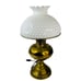 Vintage Hobnail White Milk Glass Hurricane lamp