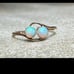 Double opal Ring vintage