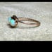 Double opal Ring vintage