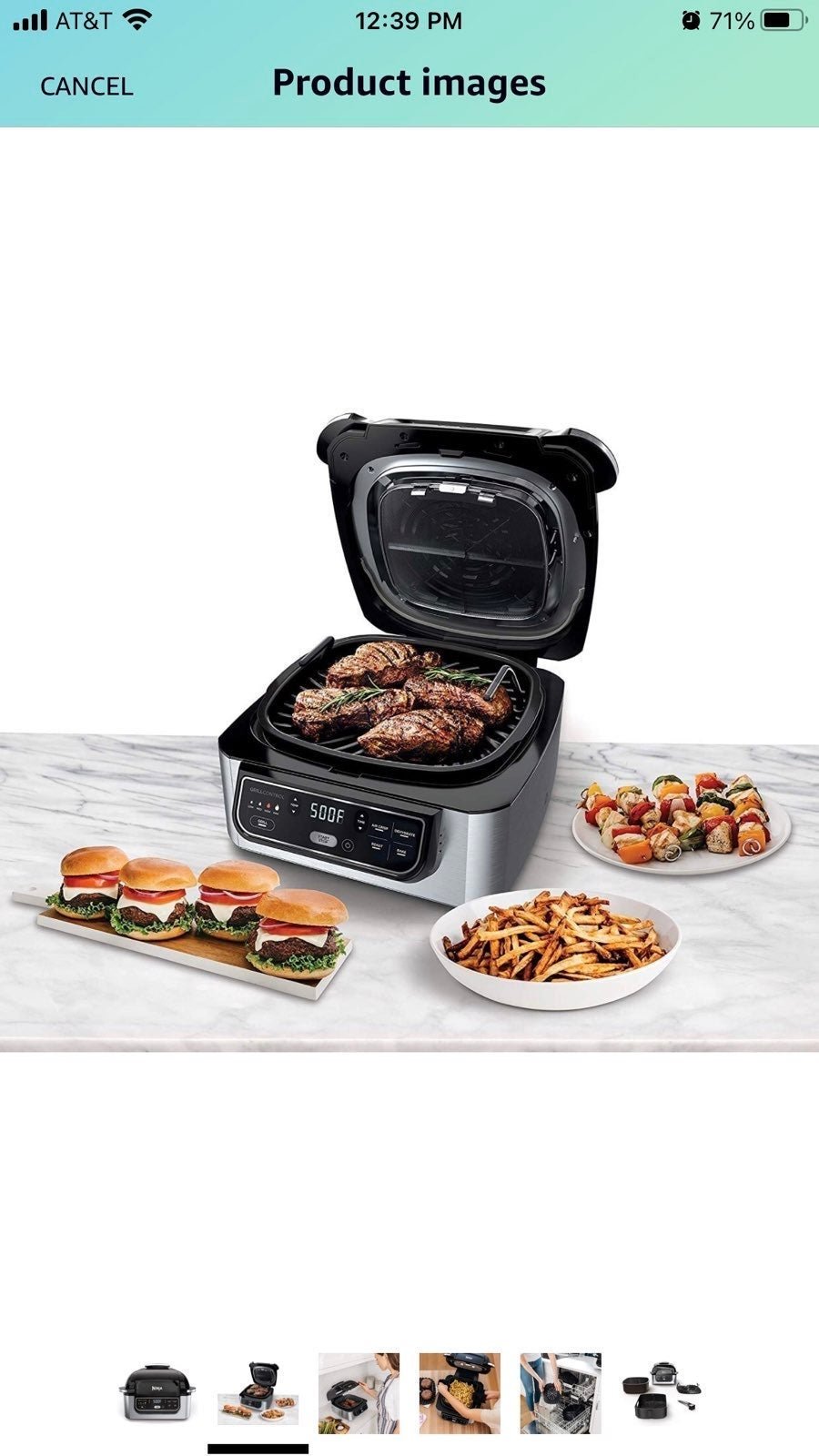 ninja 5 in 1 indoor grill