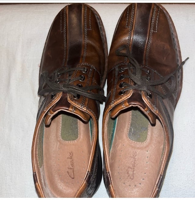 Clark’s for Men’s Brown Shoes, Size 12 Medium Hardly worn