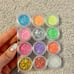 Nail Art Rhinestone and glitter