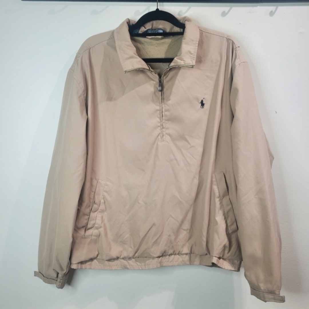 Polo by Ralph Lauren ½ zip khaki jacket xl