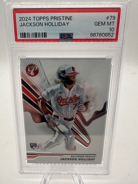 2024 Topps Pristine Jackson Holliday Rookie PSA 10