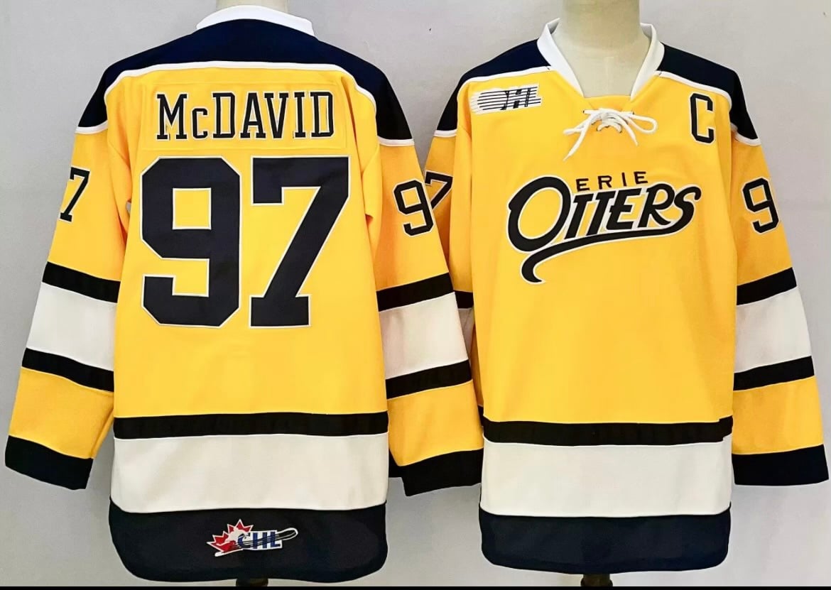 Connor McDavid Erie Otters Hockey Jersey - Men's XLarge