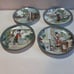 Set of 4 Imperial Jingdezhen Beauties Porcelain Collectors Plates Hsi Chun